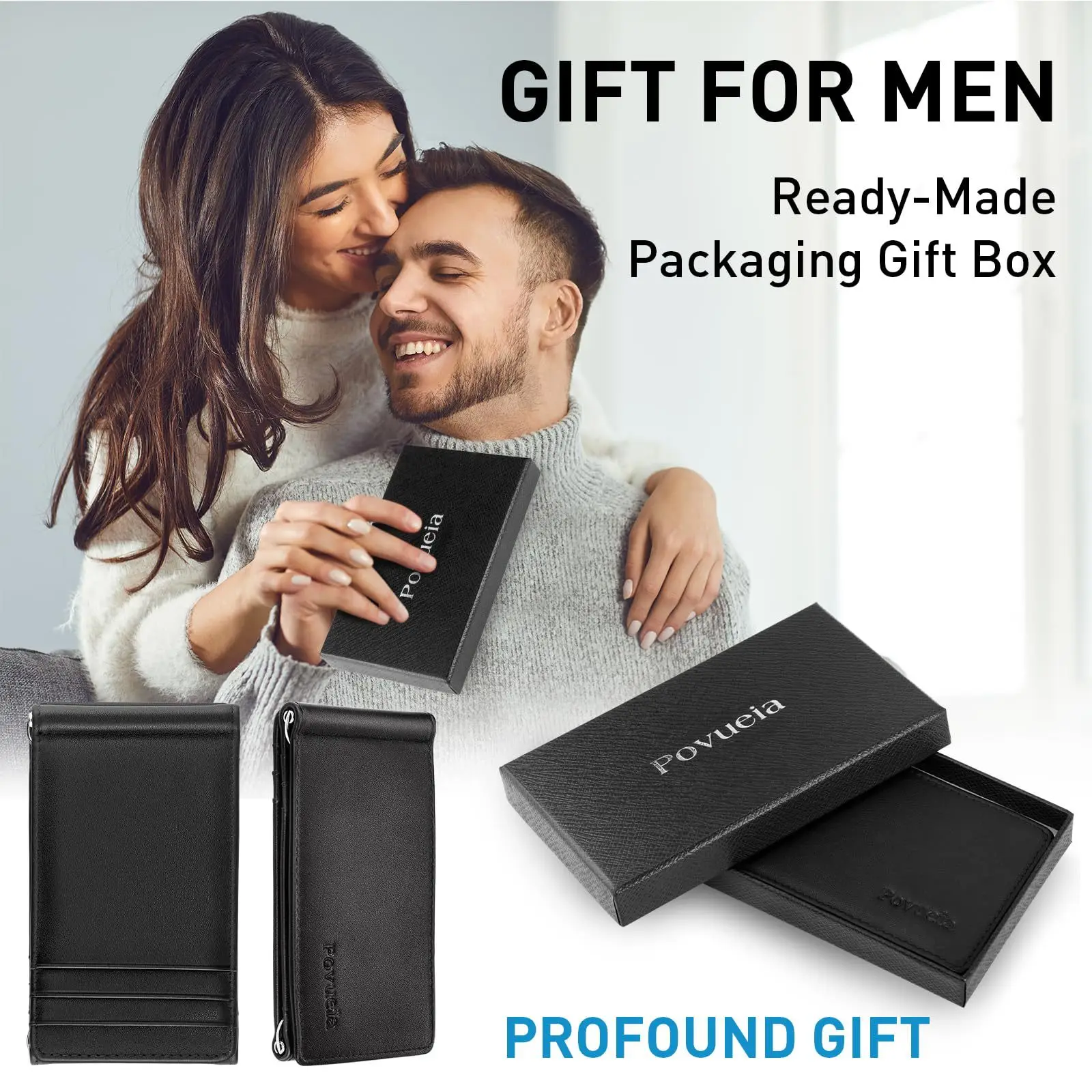 New Arrival Well Price Id Card Holder Front Pocket Minimalist Leather Slim Wallet RFID Blocking for men Travel