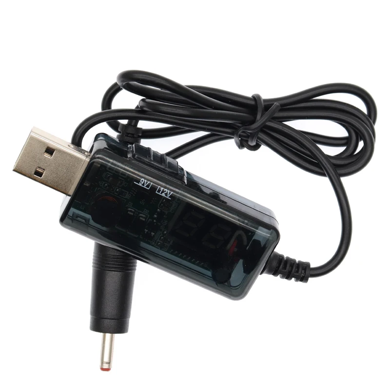 USB повышающий преобразователь постоянного тока от 5 В до 9 в 12 В USB повышающий преобразователь кабель + соединитель 3,5x1,35 мм для источника питания/зарядного устройства/преобразователя питания