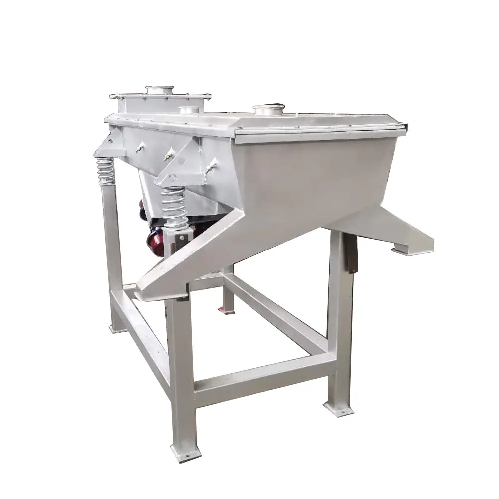 Linear Vibrating Sieve machine for dehydrated vegetables Garlic Ginger onion potato carrot granules tea granule