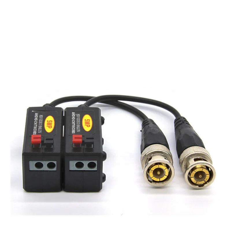 
HD 5MP pure copper core hd cvi ahd tvi CVBS video balun 600Meter 