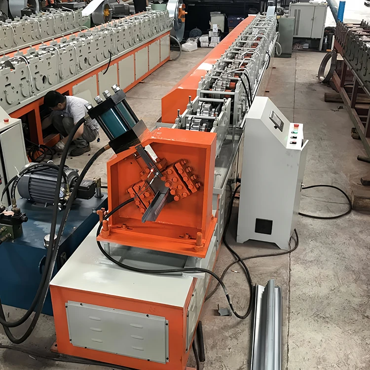 Door Frame Gate/ Frame garage door Rolling making Machine Steel Metal Door And Window frame machine China