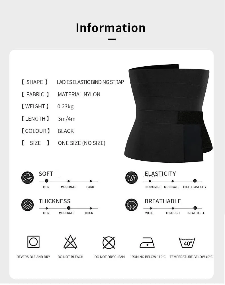 New Women Belt Slimming Tummy Wrap Belt Waist Trainer Shaperwear Resistance Bands bandage tummy wrap