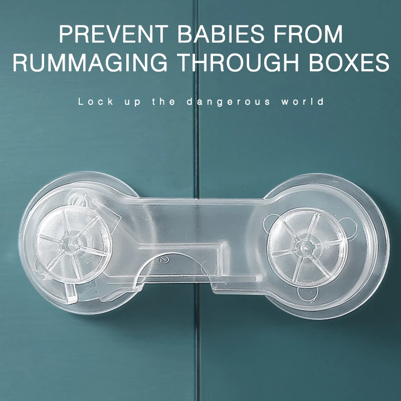 Mumsbest Adjustable Strap and Latch Infant Cabinet Door Drawers Locks Kit Child Baby Safety Locks