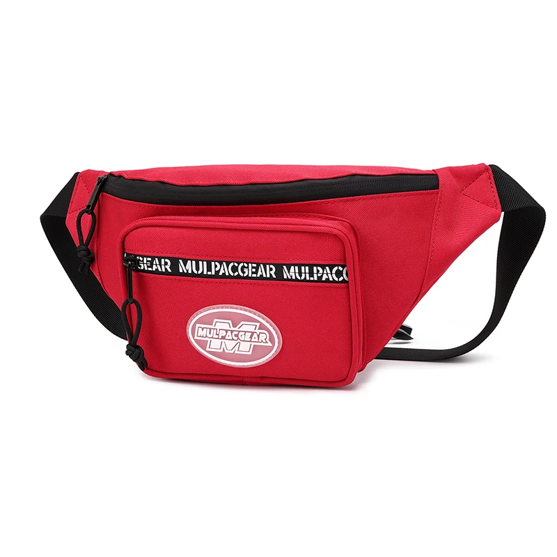 Bsci factory stylish student cross body waist belt bag custom fashion unisex waterproof crossbody fanny pack