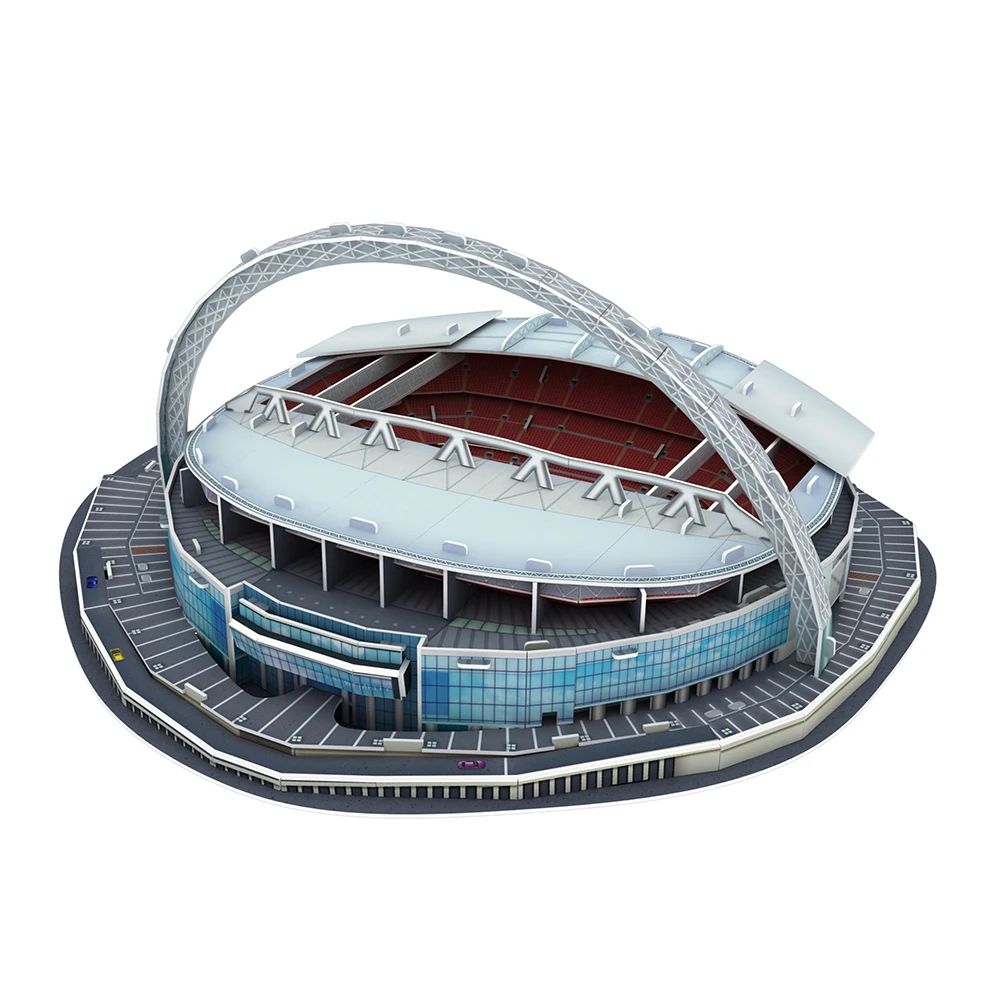 Wembley Paper Stadium For Kids 3D Football Stadium Paper Models With 10P