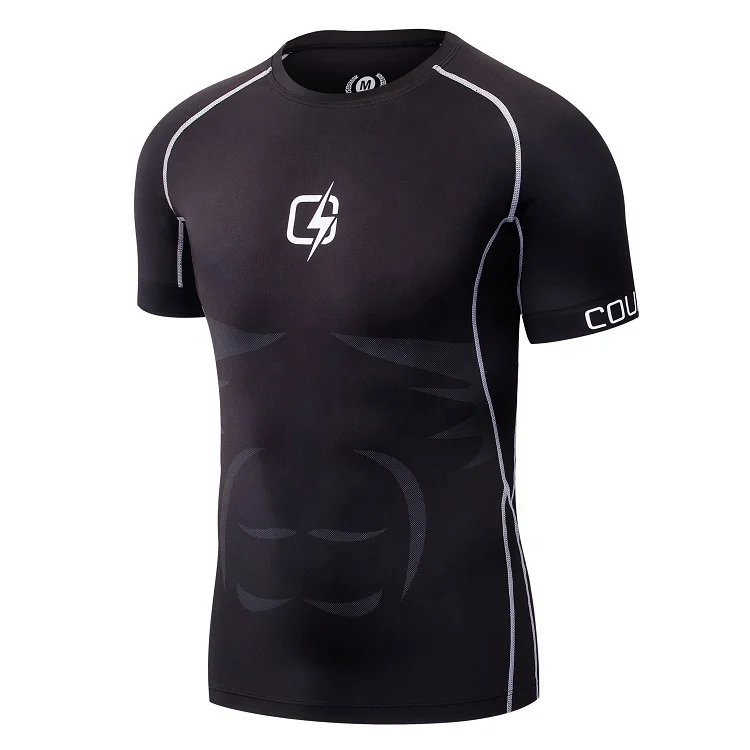 2021 Manufacturer Wholesale Good Ductility 90% Polyester 10% Spandex Blank T-shirt Compression