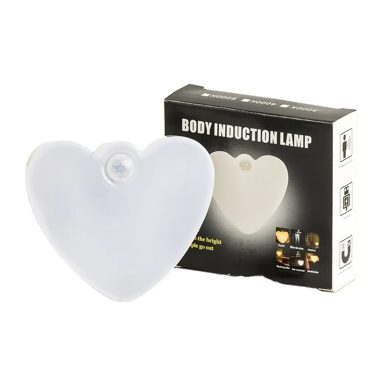Low Power Consumption Human Body Induction Lamp USB Rechargeable Motion Sensor Night Light (1600233371360)