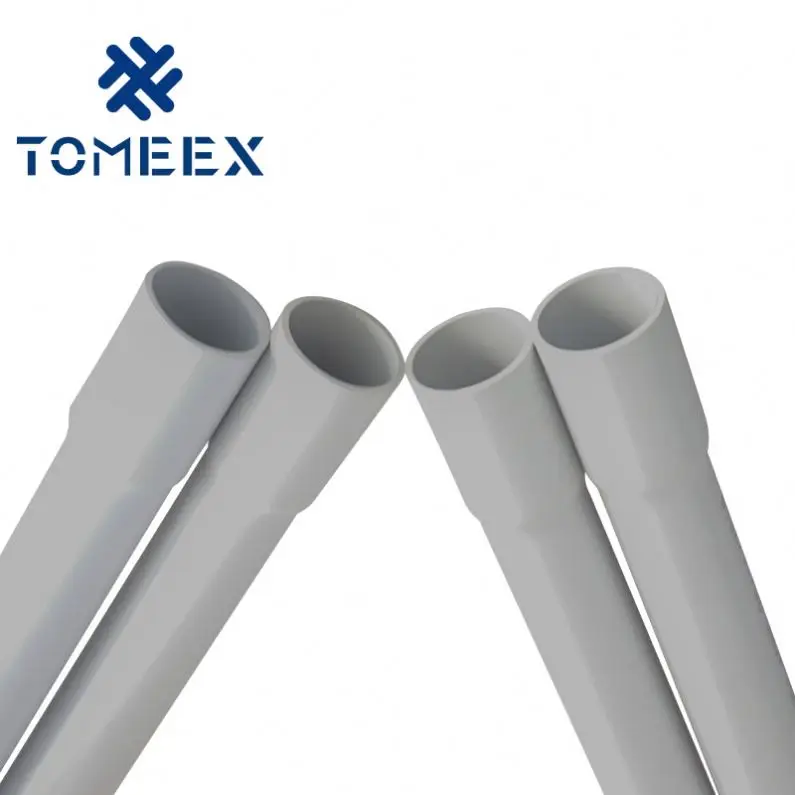 PVC Electrical Pipe Flexible Pipes Bulk And Fittings Schedule 40 20mm Pvc Conduit