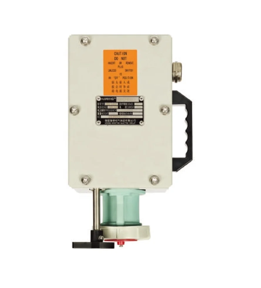 1 gang mobile refrigerated socket box 32A AC380V/AC440V IP67 Brass socket material