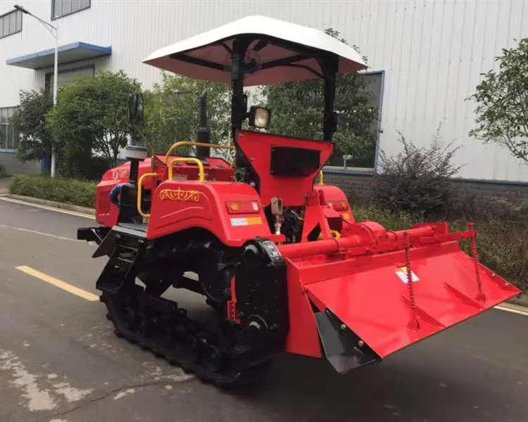 India Indonesia Thailand Vietnam Malaysia paddy / rice field use 50hp 80hp mini farm crawler tractor YTO rubber crawler tractor