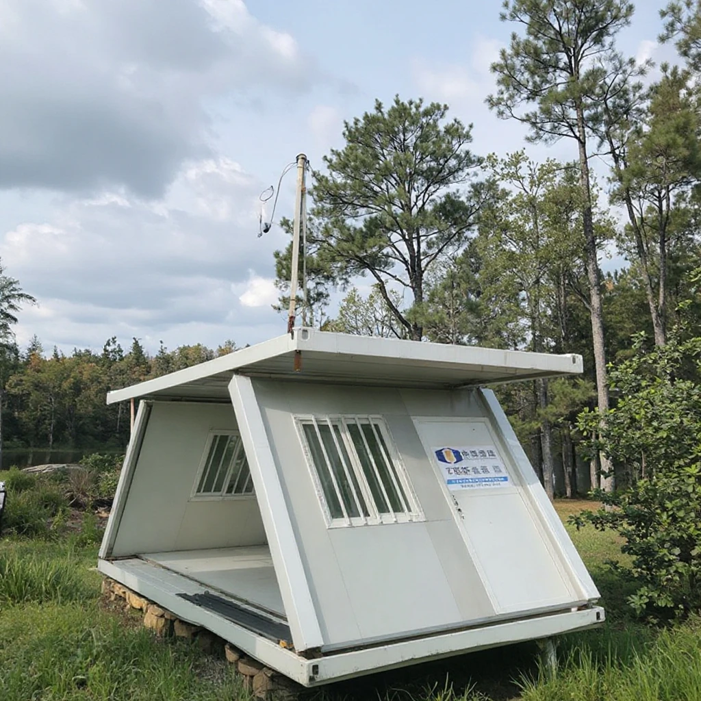 Быстро устанавливаемый складной контейнерный дом 20 футов