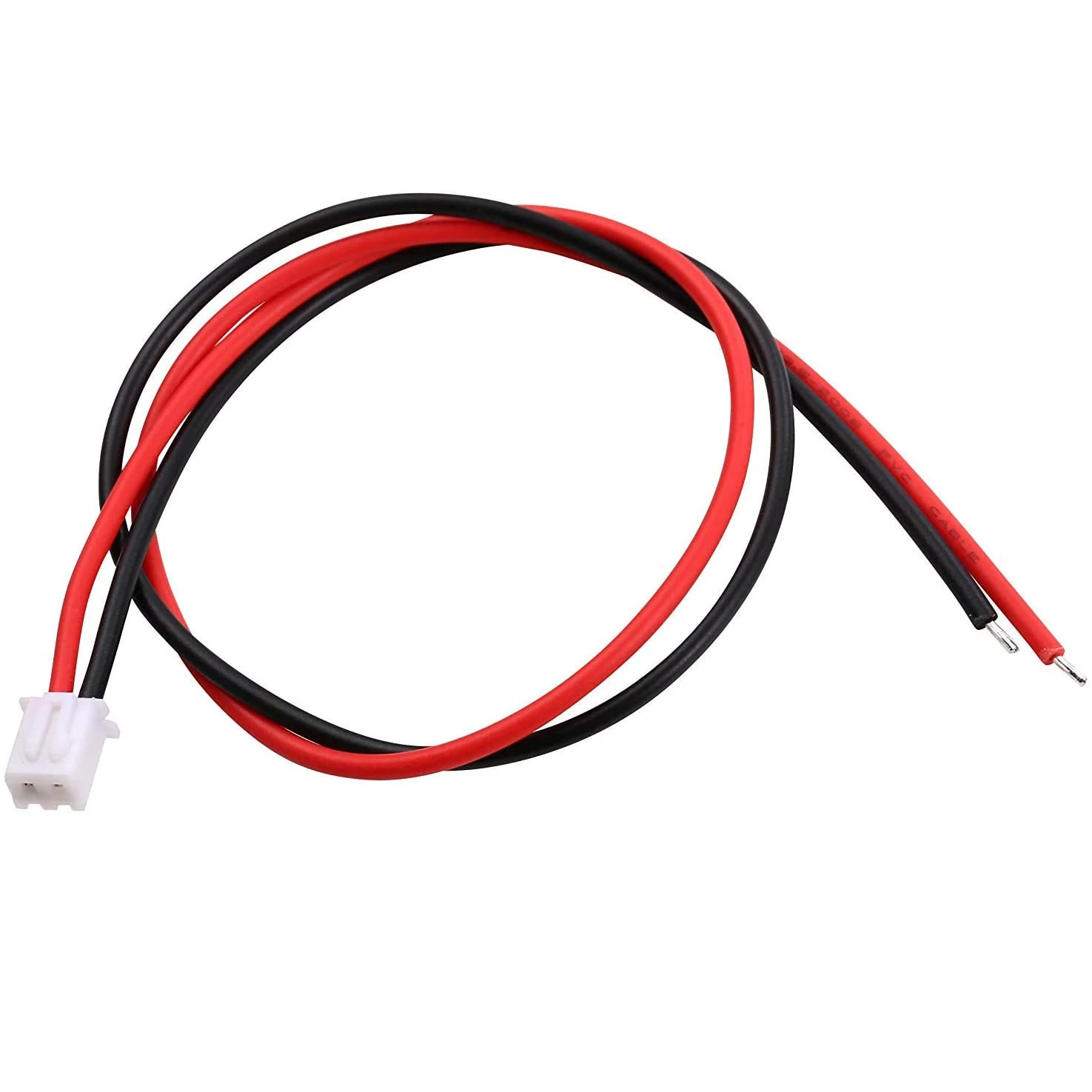  20AWG JST 2-контактный XH2.54 мужского и женского разъем с 1ft жильный
