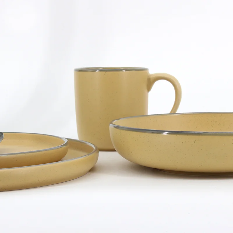 Оптовые цены на керамические обеденные тарелки набор посуды роскошные наборы столовых приборов