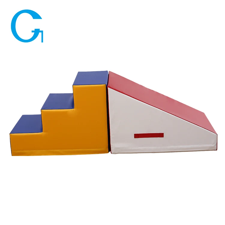 High quality kids soft play ladder equipment foam playground indoor soft three steps kids play area