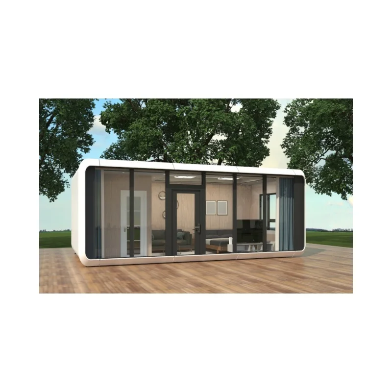 Outdoor Modern Popular Prefab House Tiny House Mobile Working House Office Pod Apple Cabin
