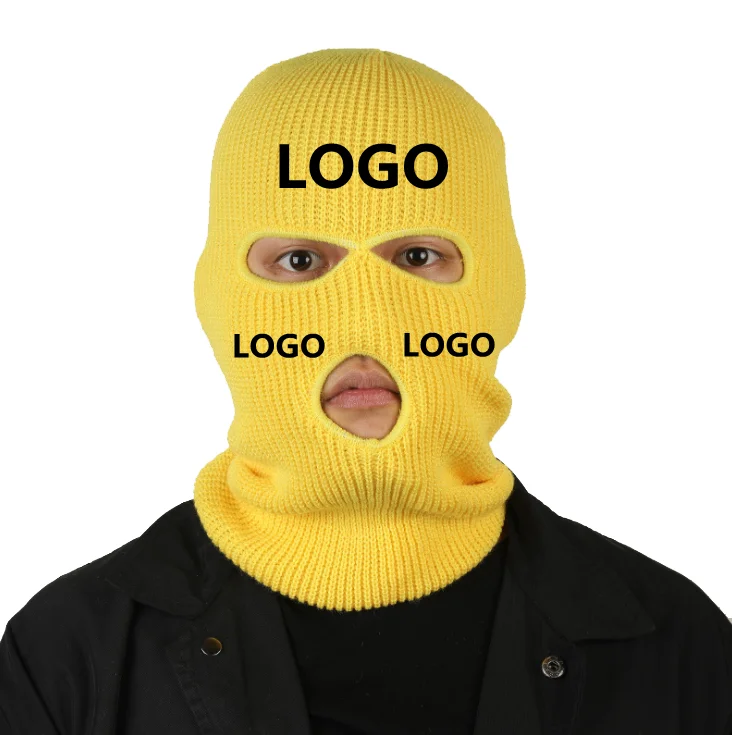 Wholesale Custom Winter hats 3 Hole Full Face Ski Masks Balaclava