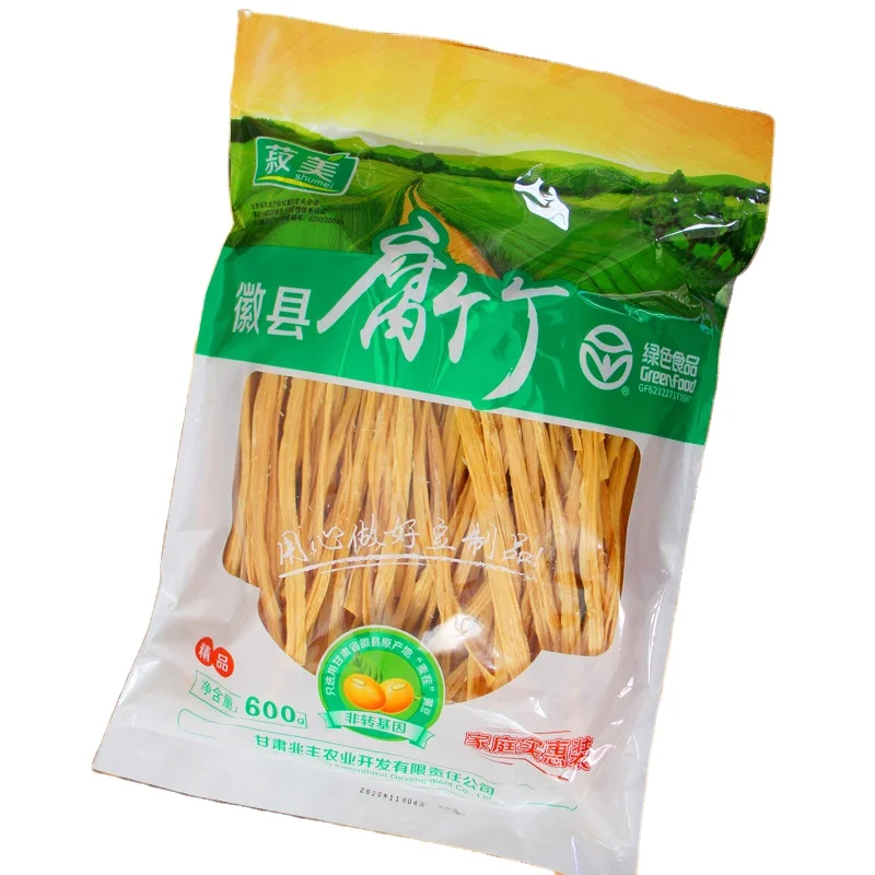 Wholesale Best Price Healthy Natural Fresh Tofu Skin China Manufacturer Dried Bean Curd Stick Fuzu