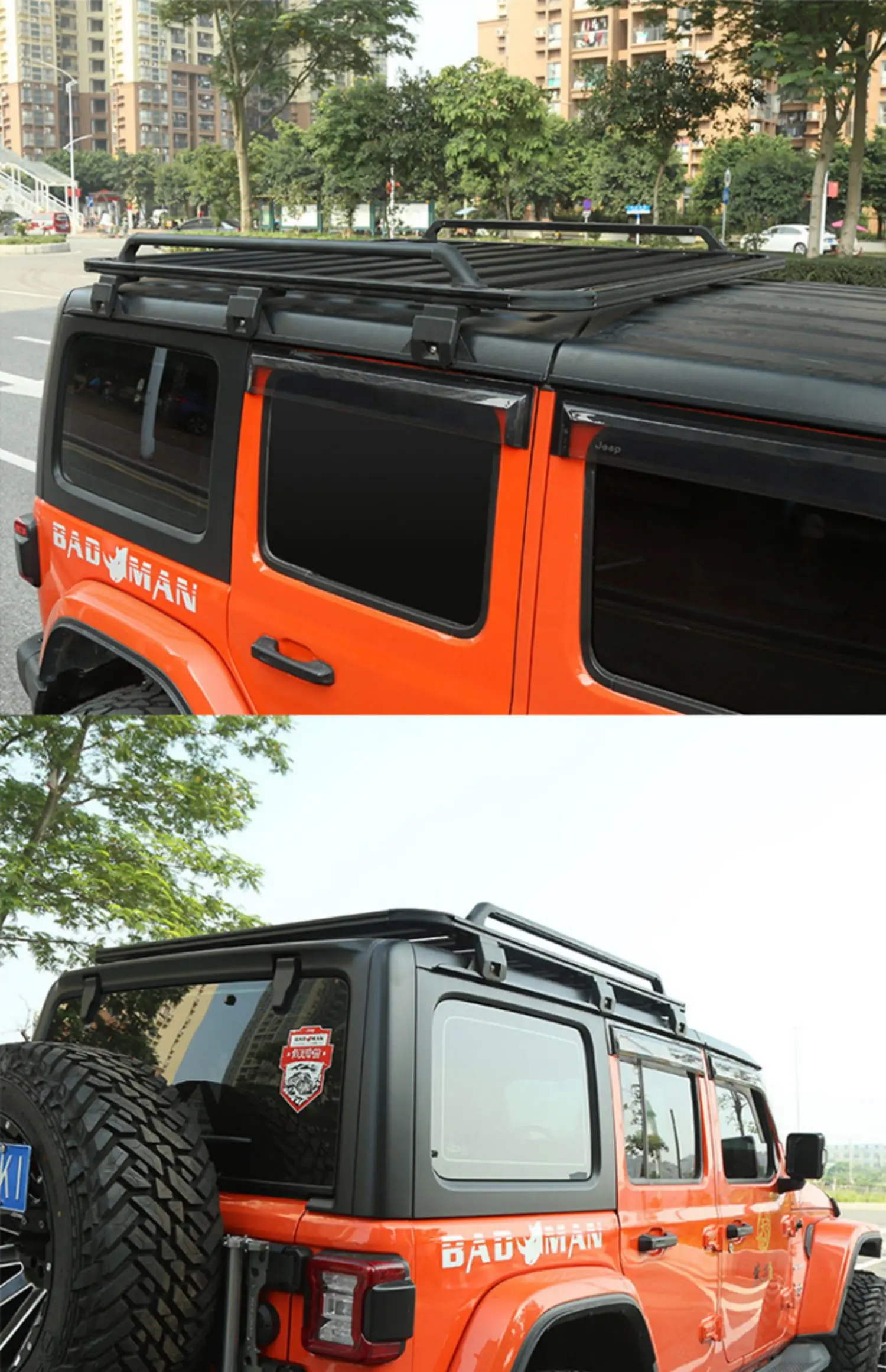 Off Road Car basket roof rack for BJ40 Wrangler ik