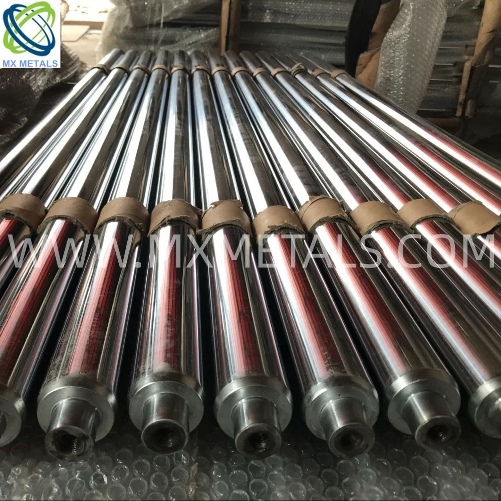 Precision Dia 6-300mm Carbon Steel CK45 SAE1026 Hard Chrome Hydraulic Cylinder Rod 42CrMo4 Piston Rod