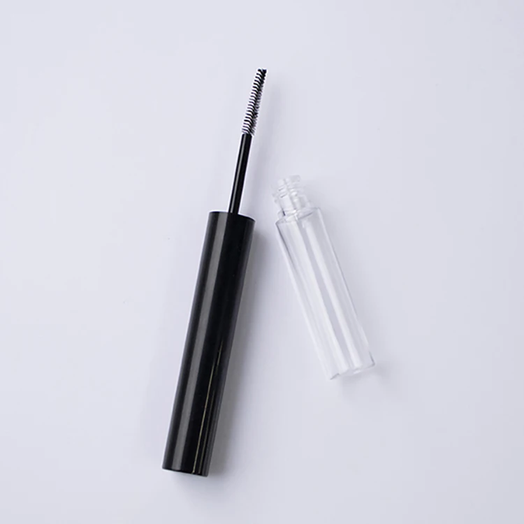 Fancy classic wholesale factory eco friendly 5 ml 6 ml eyelash container custom black clear empty plastic mascara tube packaging