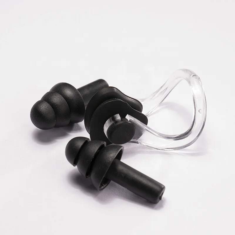 Зажим для носа sislicone, затычки для ушей для плавания, затычки для ушей, многоразовые зажимы для носа, водонепроницаемые зажимы для носа, затычки для ушей