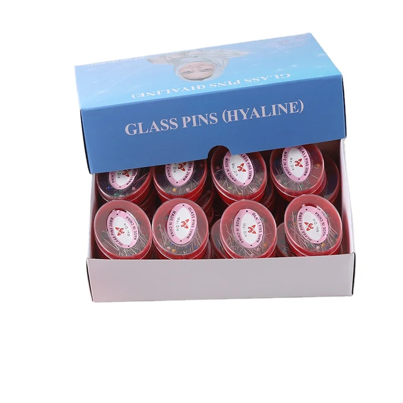 Hijab pins Glass pin round tip needle hijab accessory