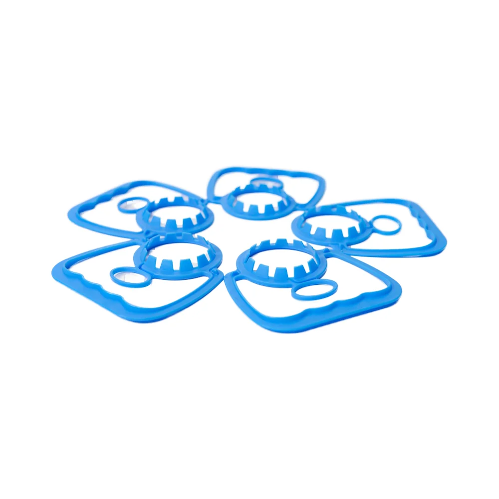 Custom White PE Plastic Cooking Oil Bottle with Easy Lifter Double Handle Convenient Carry Accessory