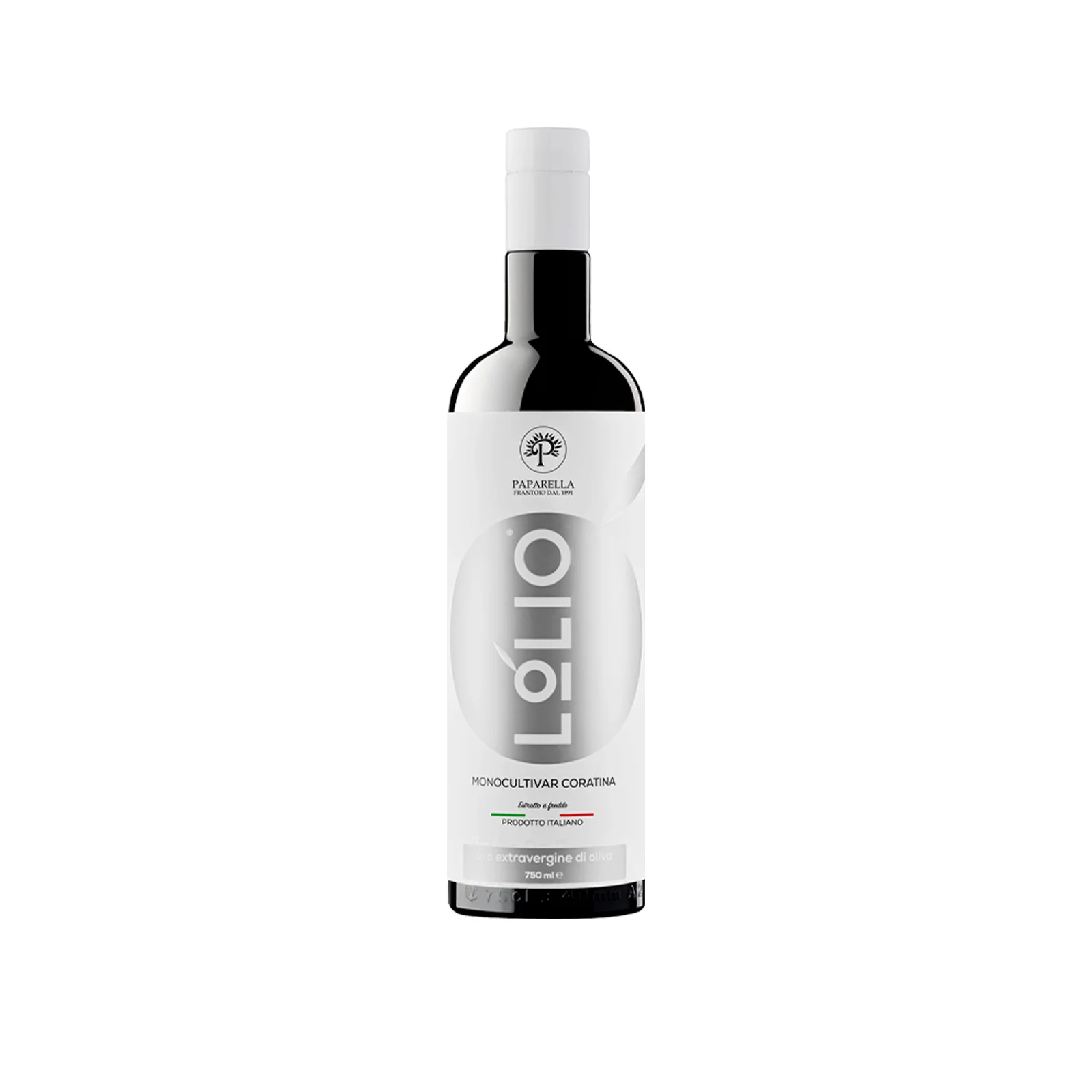 High Italian Extra Virgin Olive Oil Monocultivar Coratina Platinum 0,750 L for restaurant - Puglia - Italy - intense taste
