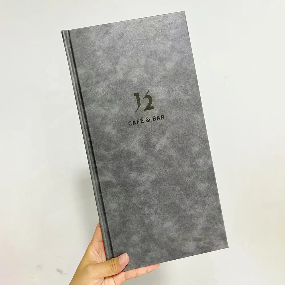 Creative PVC card Leather menu covers holders Restaurant Cafe Fast Food Bar Menus