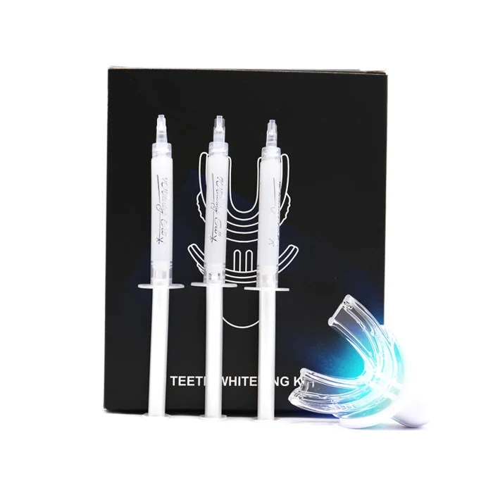 Teeth Whitening Gel Kit Teeth Whitener with LED Light Tray Non-Sensitive Effective Teeth Bleaching home kit