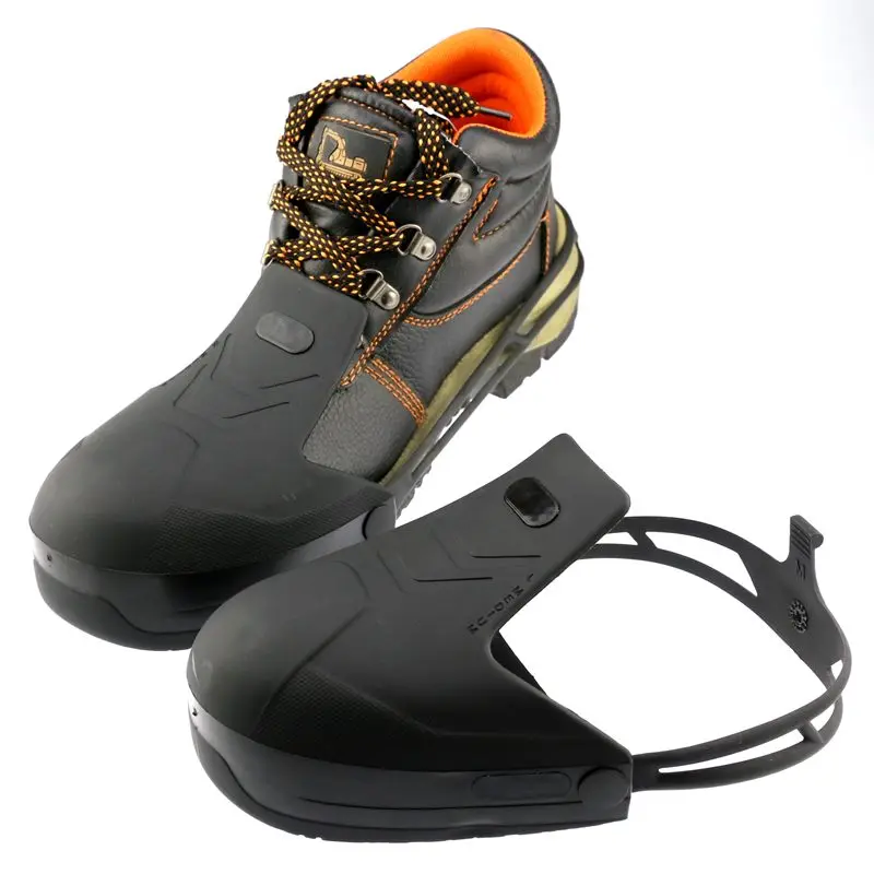 Safety Protective ShoesCover Rubber Anti-Slip and Anti-Smash Steel Toe Visitor Overshoes