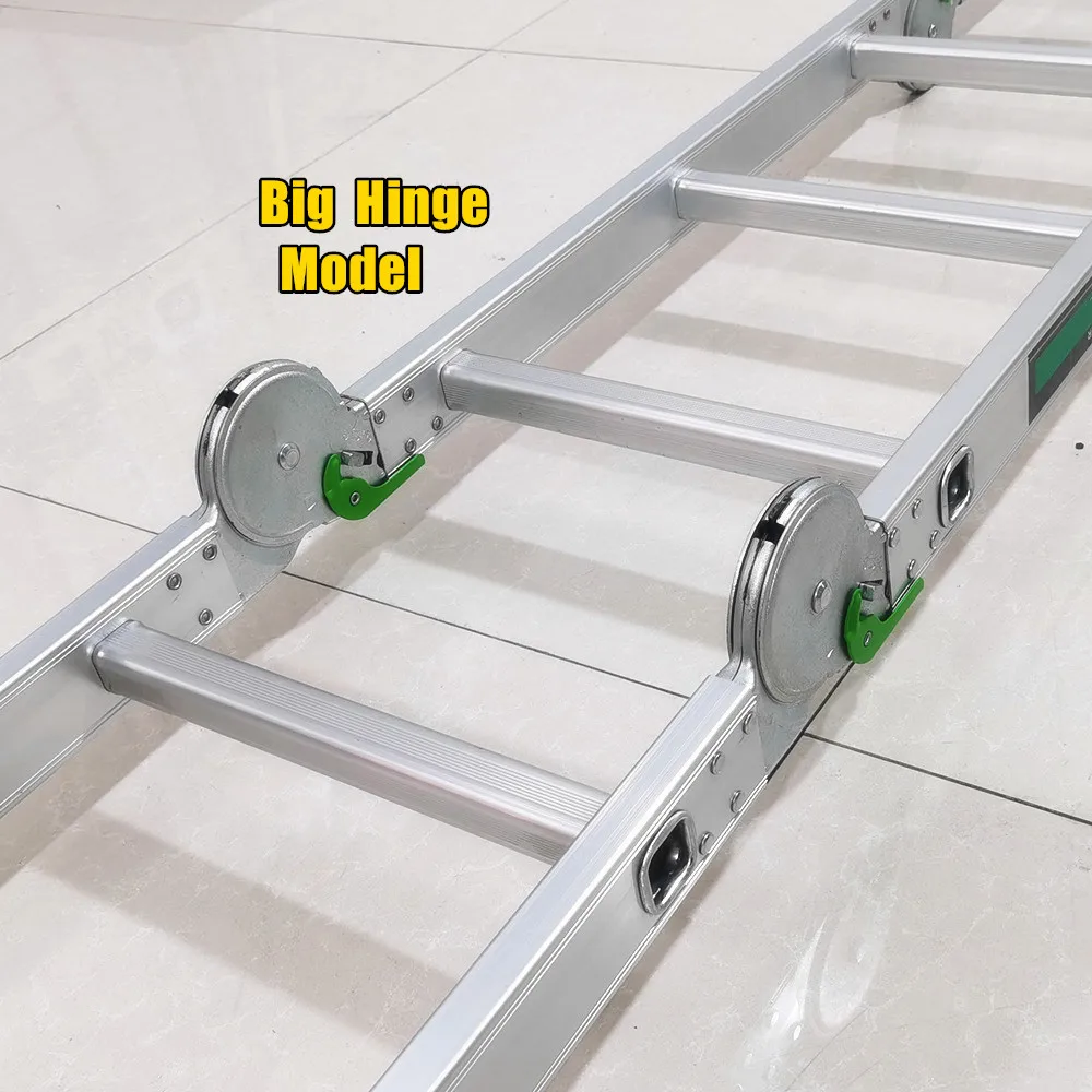 Aluminum folding multifunctional ladder large and small hinge folding aluminum stairs Climbing ladder Telescopic ladder