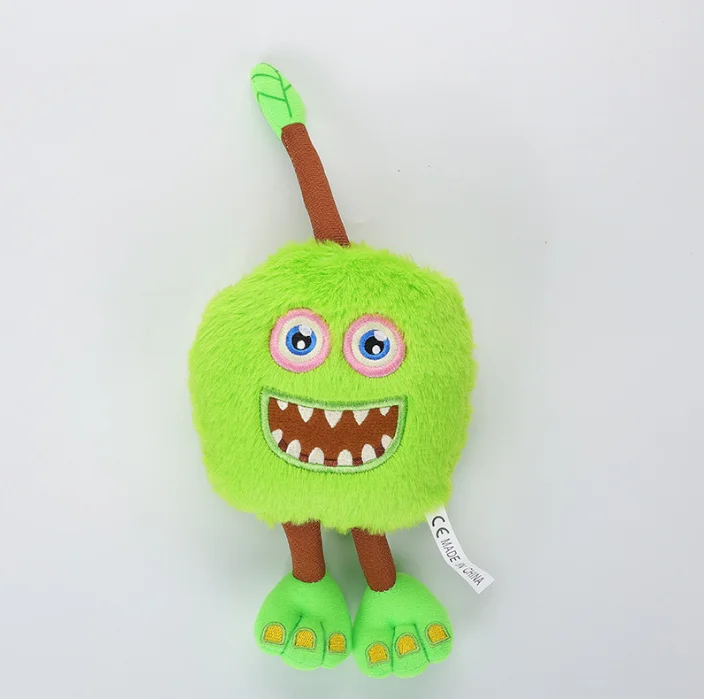 Wholesale New arrival green monster toy Stuffed my singing monsters toy