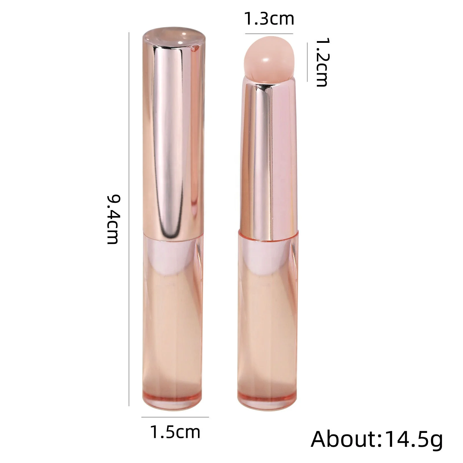 Manicure Gradient Silicone Nail Stamper Portable Embossed Multifunctional Nail Art Stamping with Seal