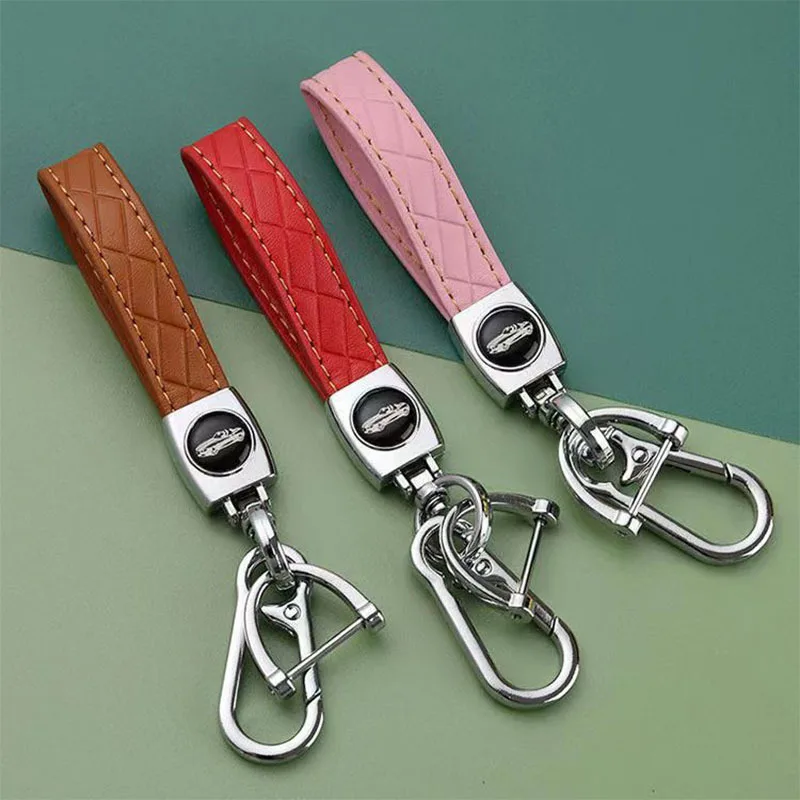 Leather Carabiner Keychain with Belt Loop Clip USB Flash Drive Lanyard Key Holder Promotional Gift for Men and Women