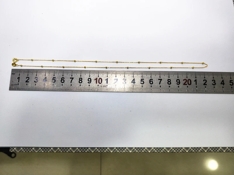 18K Gold Plated 925 Sterling Silver Chain Lava Bead Gold Plated Jewelry Cross Chain