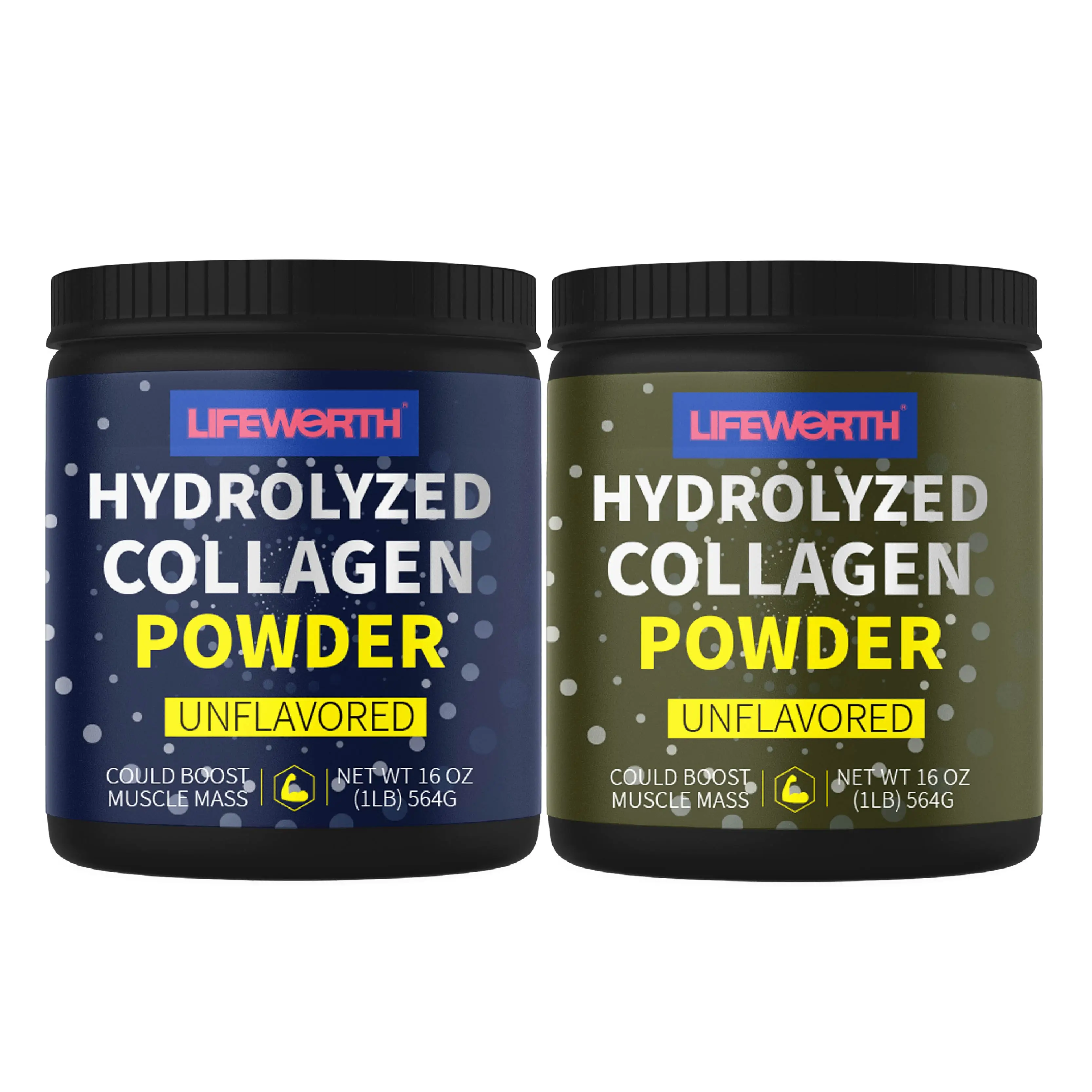 Lifeworth Private Label Manufacturer Bovine Collagen Hydrolyzed Collagen Powder For Skin Whitening