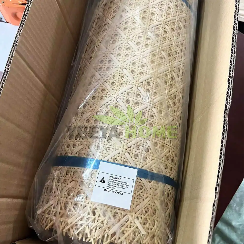 Fashionable Natural Rattan Mixed Weave Cane Webbing Roll
