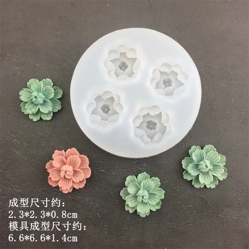 blossom cherry multi flower Silicone Mold sugar craft fondant tools cake decorating mould baking tool DIY kitchen