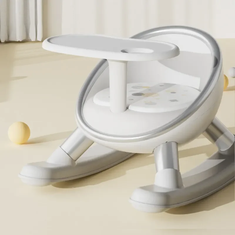 Cartoon Cartoon Anti-Rollover Dining Chair Baby Multifunctional Rocking Horse Yo-Yo Small Short Seat Plastic Folding Design Men