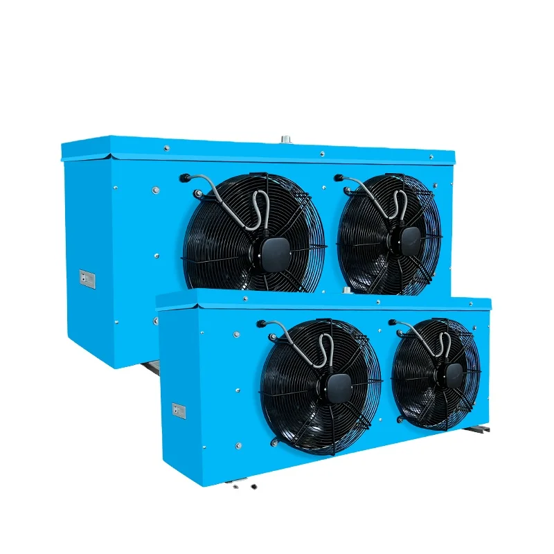 2 Fan Air Cooler Hot Sale 600mm Fan DD Type Condensing Unit Evaporator Use For Medium Low temperature Cold Storage Room