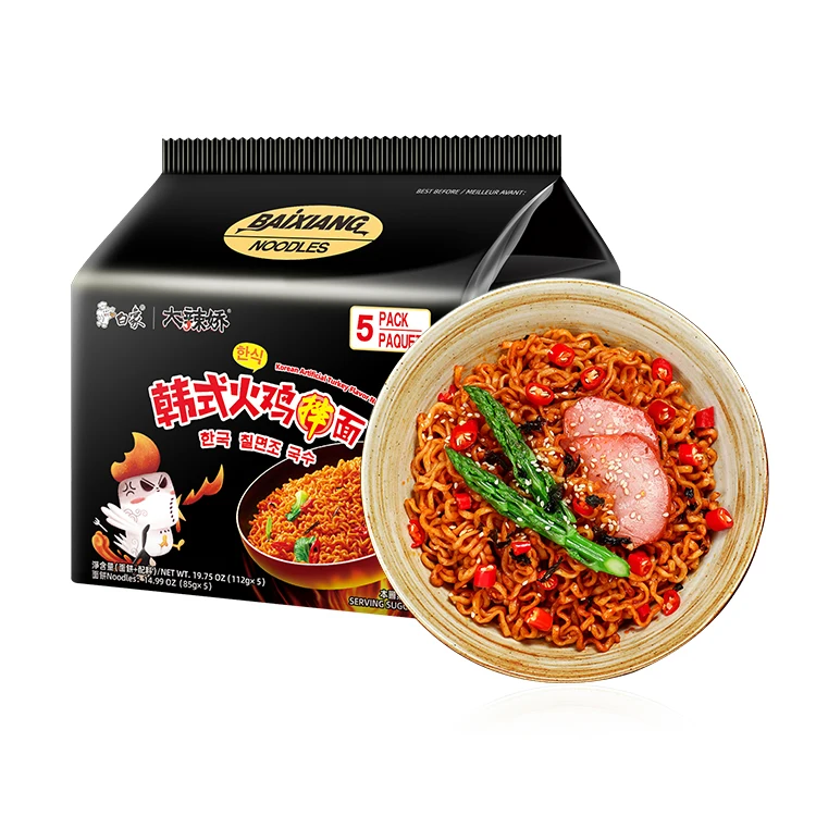 Baixiang half more series bucket instant noodle made in China with best price
