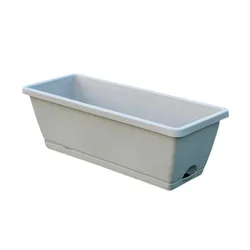vegetable planting lazy plastic flower pot balcony vegetable planting flower extra large rectangular planting trough wholesale