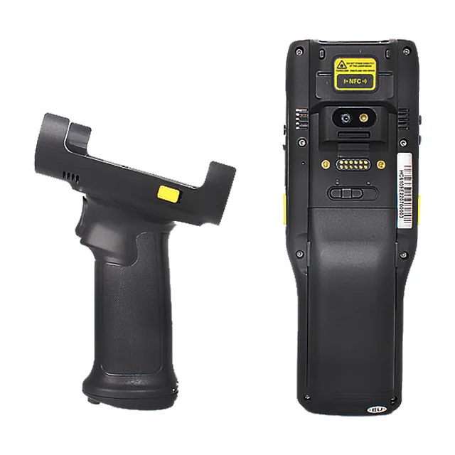 New Android Barcode Scanner with Grip android pda rfid reader Wi-Fi c66 Mobile Computer Handheld Rugged PDA