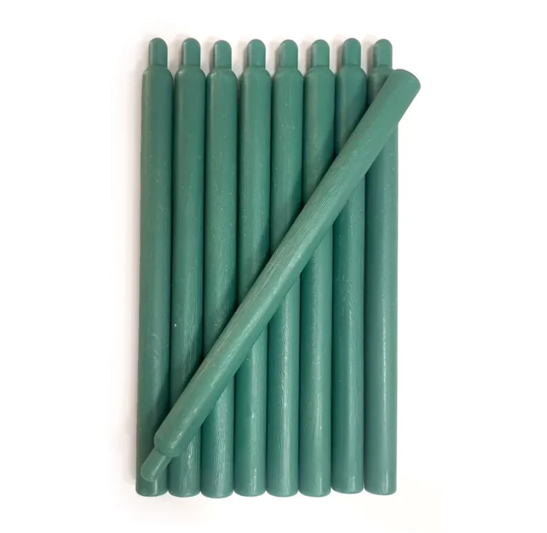 WFW-001 Green blue  color Jewelry Casting Wax tree injection wax rod