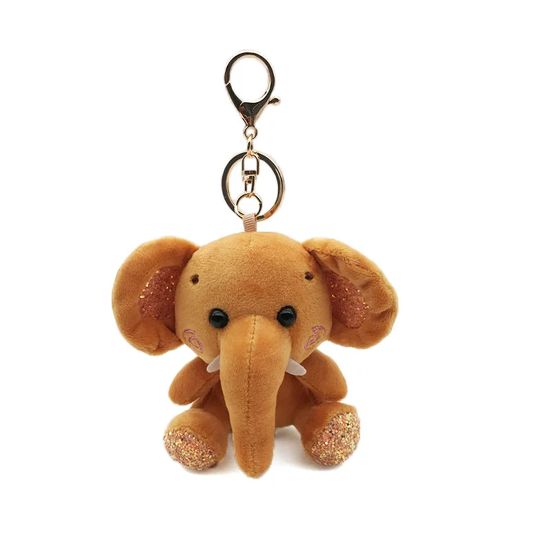 
Wholesale Cheap Promotion Custom LOGO Mini Animal Plush Keychain Kids Backpack Bag Soft Stuffed Classic toy design service 