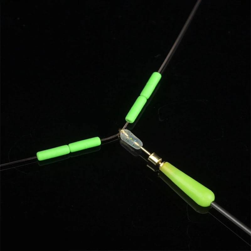 YOUM Quick Sub Line Clamp Copper Head Rubber Bobber Silicone Anti Winding Float Seat Fishing Float Rotation Buoy Seat