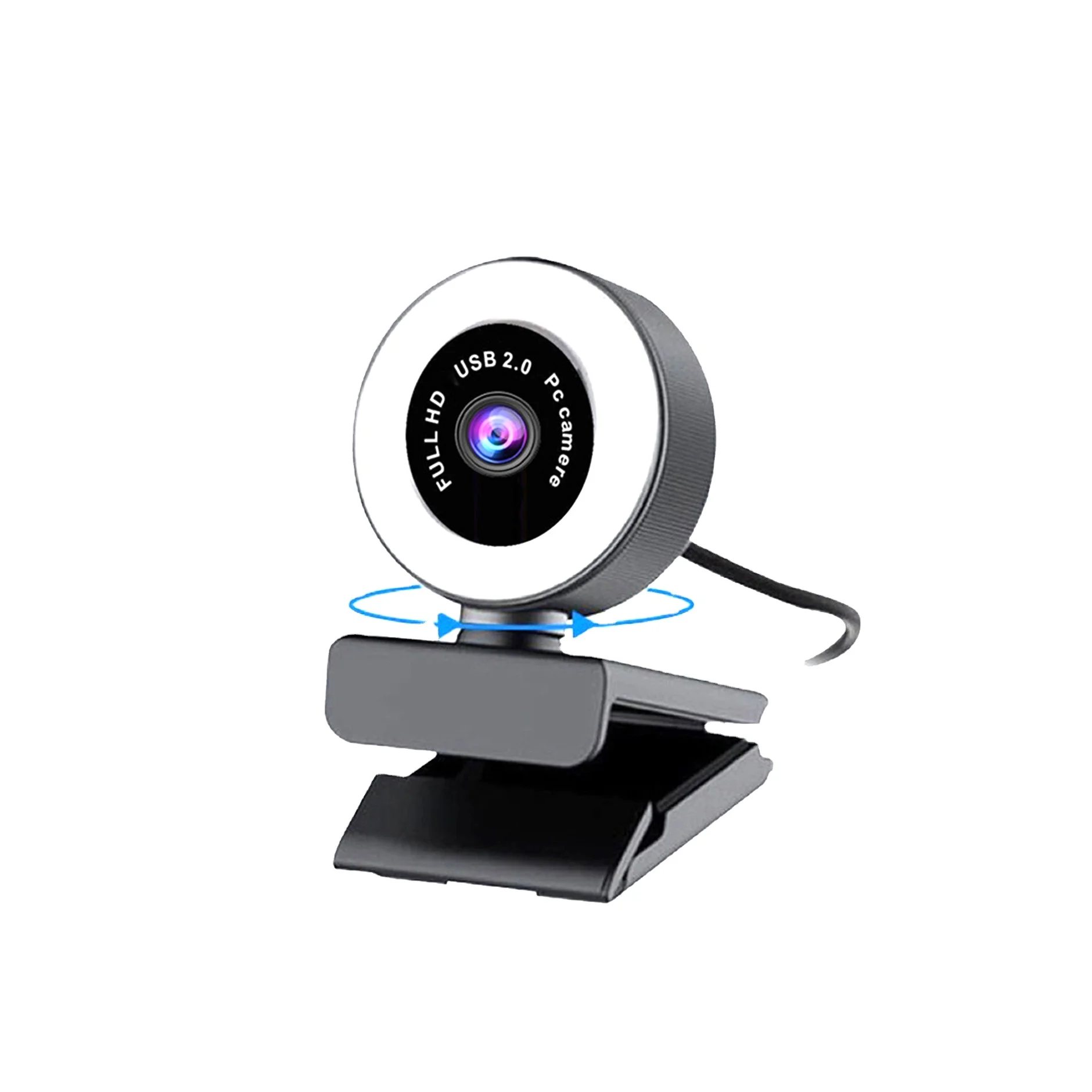 Webcam Usb camera module 1080P 360 Rotary design USB PC camera Laptop microphone Webcam Video call/meeting