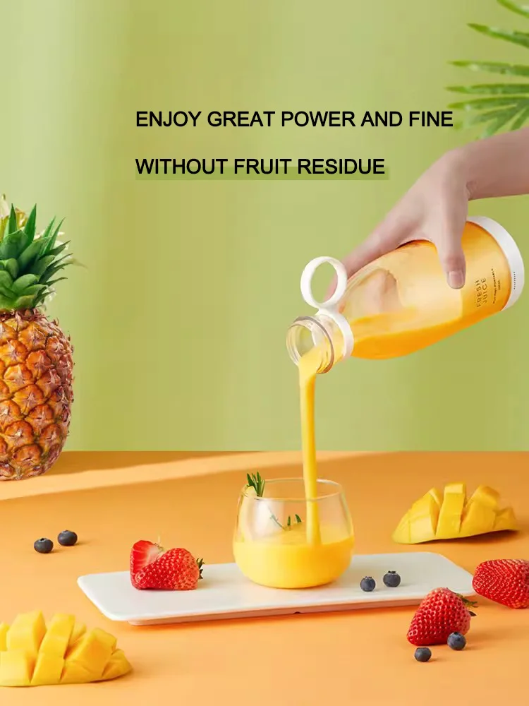 Factory supply portable blender juicers milkshakes mixers rechargeable Mini juicer fresh fruit blenders