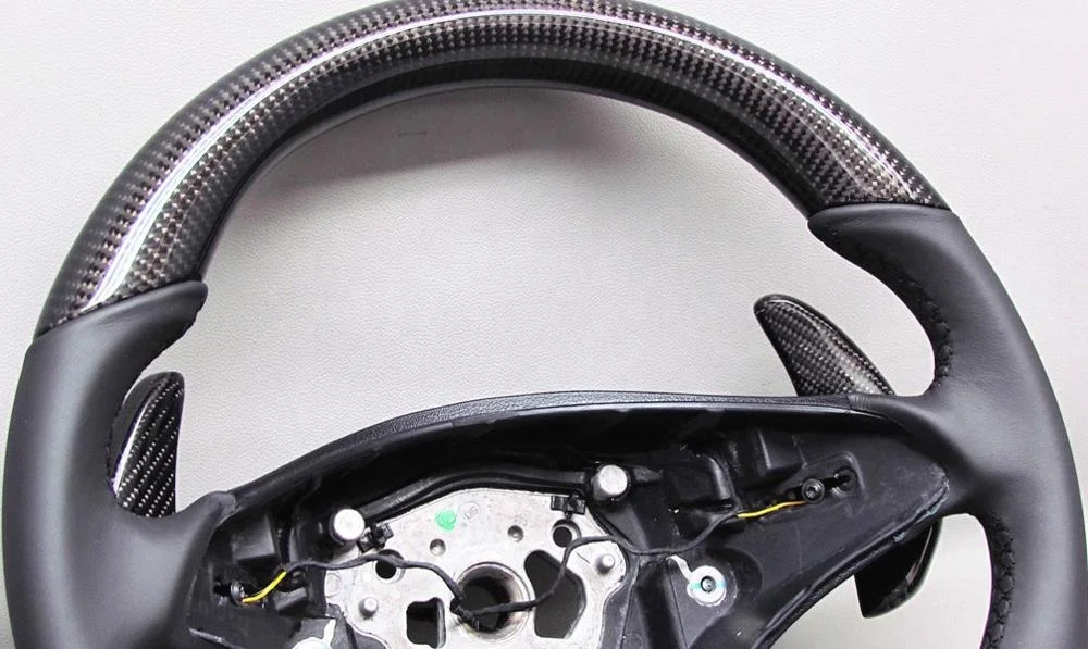 AUTO RACING CAR STEERING WHEEL  FOR Mercedes-Benz W219 CLS63 R230 SL63 SLK63 AMG CARBON  FIBER STEERING WHEEL 2015